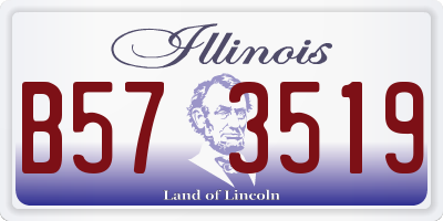 IL license plate B573519