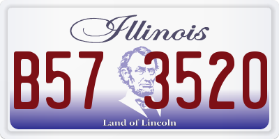 IL license plate B573520