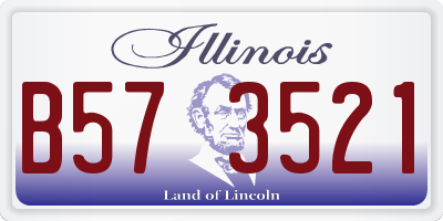 IL license plate B573521