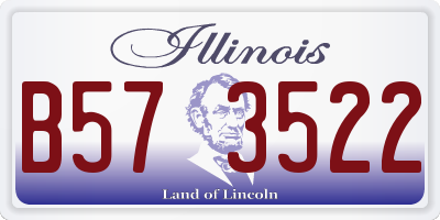 IL license plate B573522