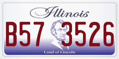 IL license plate B573526
