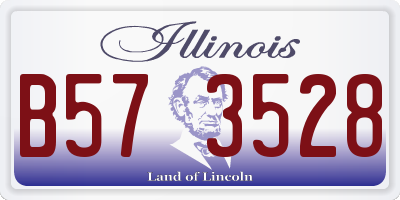 IL license plate B573528