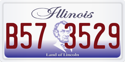 IL license plate B573529