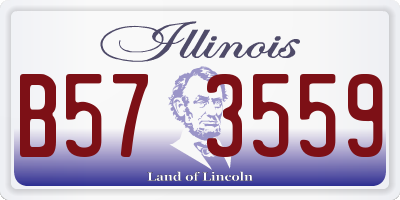 IL license plate B573559