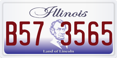 IL license plate B573565