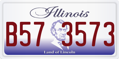 IL license plate B573573