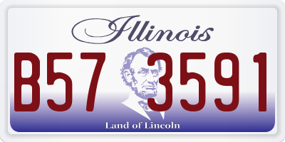 IL license plate B573591