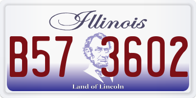IL license plate B573602