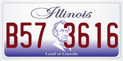IL license plate B573616