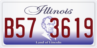 IL license plate B573619
