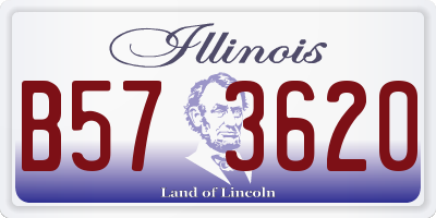 IL license plate B573620
