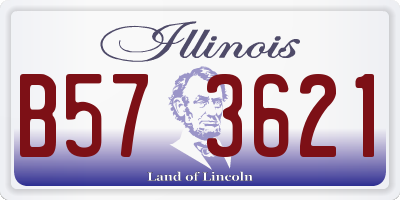 IL license plate B573621