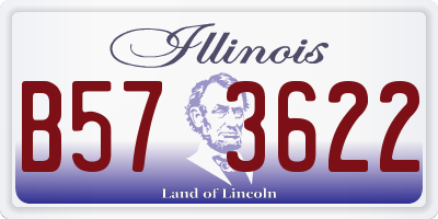 IL license plate B573622