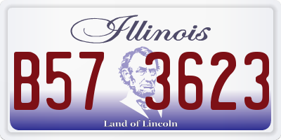 IL license plate B573623