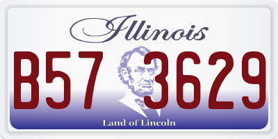 IL license plate B573629