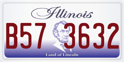 IL license plate B573632