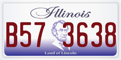 IL license plate B573638