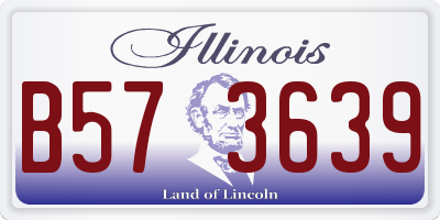 IL license plate B573639