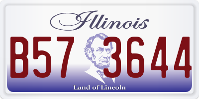 IL license plate B573644