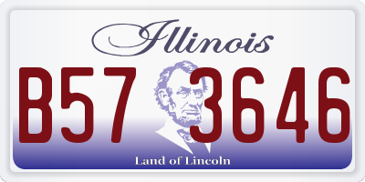 IL license plate B573646