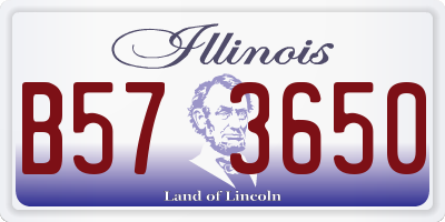 IL license plate B573650