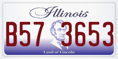 IL license plate B573653