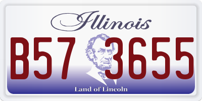 IL license plate B573655