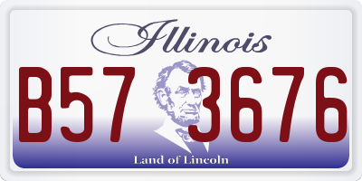 IL license plate B573676
