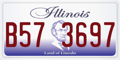 IL license plate B573697
