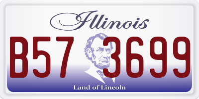 IL license plate B573699