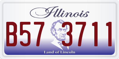 IL license plate B573711