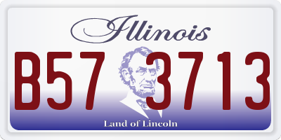 IL license plate B573713