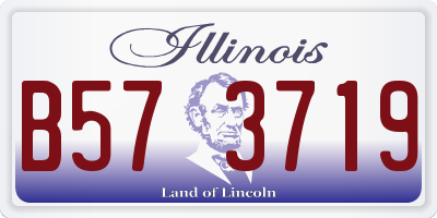 IL license plate B573719