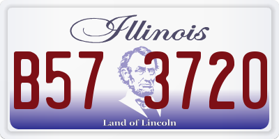 IL license plate B573720