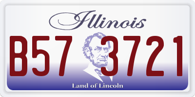 IL license plate B573721
