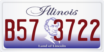 IL license plate B573722