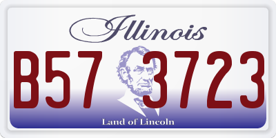 IL license plate B573723