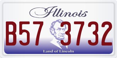 IL license plate B573732