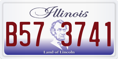 IL license plate B573741