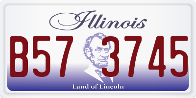 IL license plate B573745