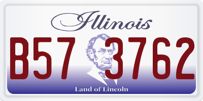 IL license plate B573762