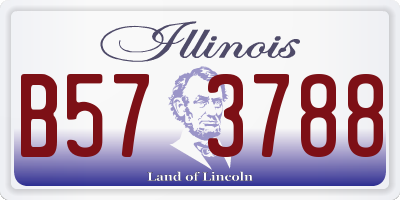 IL license plate B573788