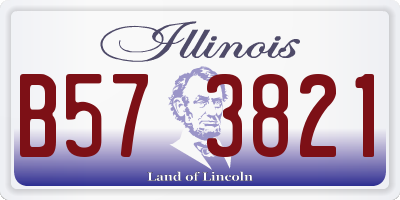 IL license plate B573821