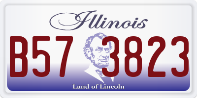 IL license plate B573823