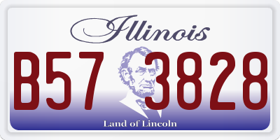 IL license plate B573828