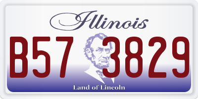 IL license plate B573829