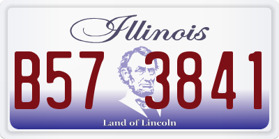 IL license plate B573841