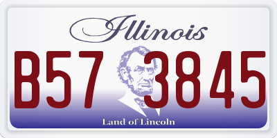 IL license plate B573845
