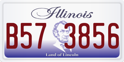 IL license plate B573856