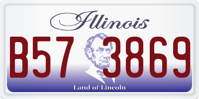 IL license plate B573869
